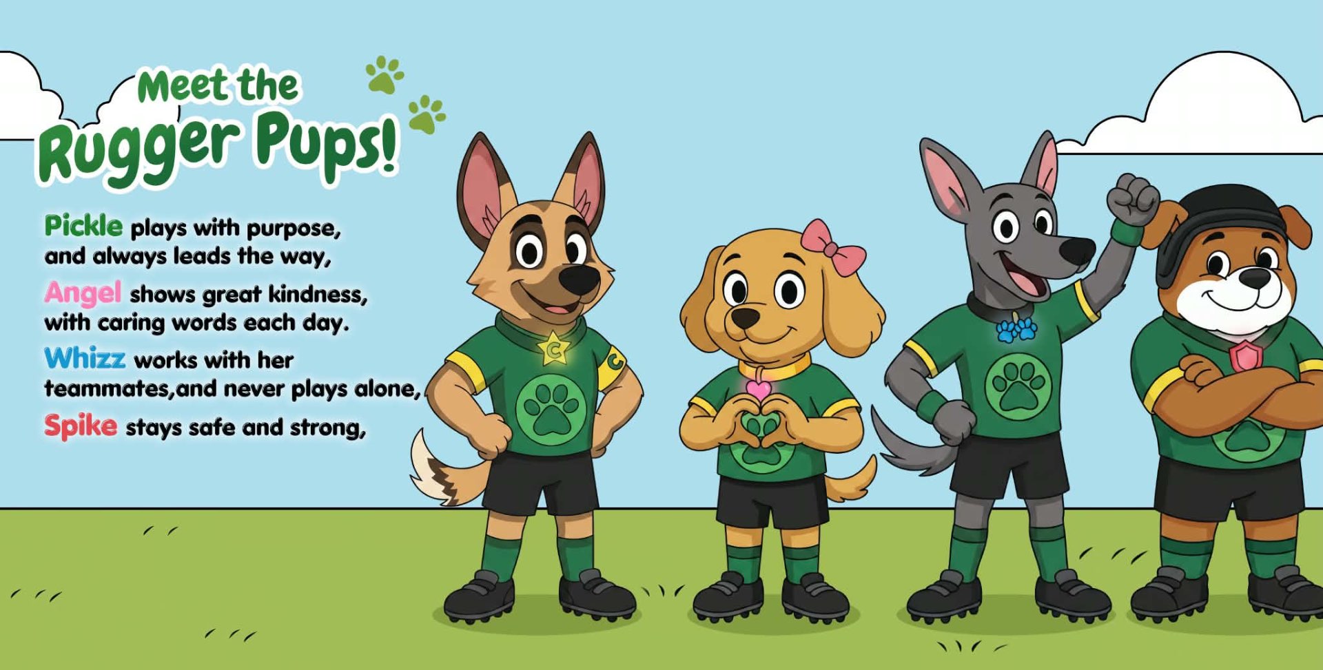 The Rugger Pups together