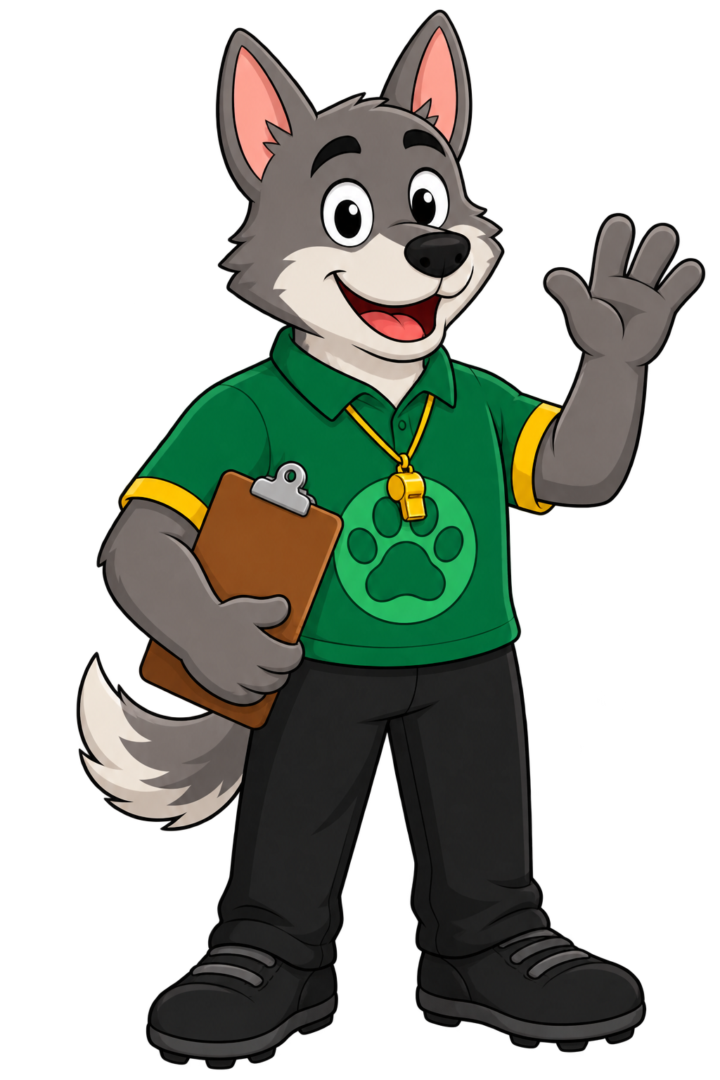 Coach Paws from the Rugger Pups.